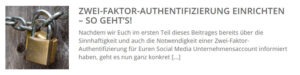 Social-Media-Zwei-Faktor-Authentisierung