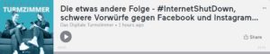 Screenshot der aktuellen Podcast Folge auf Anchor