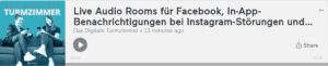 Screenshot der aktuellen Podcast Folge auf Anchor