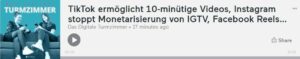 Screenshot der aktuellen Podcast Folge auf Anchor