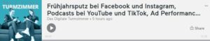 Screenshot der aktuellen Podcast Folge auf Anchor