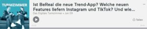 Screenshot der aktuellen Podcast Folge auf Anchor
