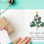 Selbstgebastelte Weihnachtskarte