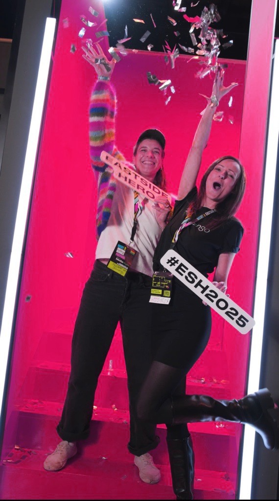 Sulane und Lisa beim Eastside Heroes Festival