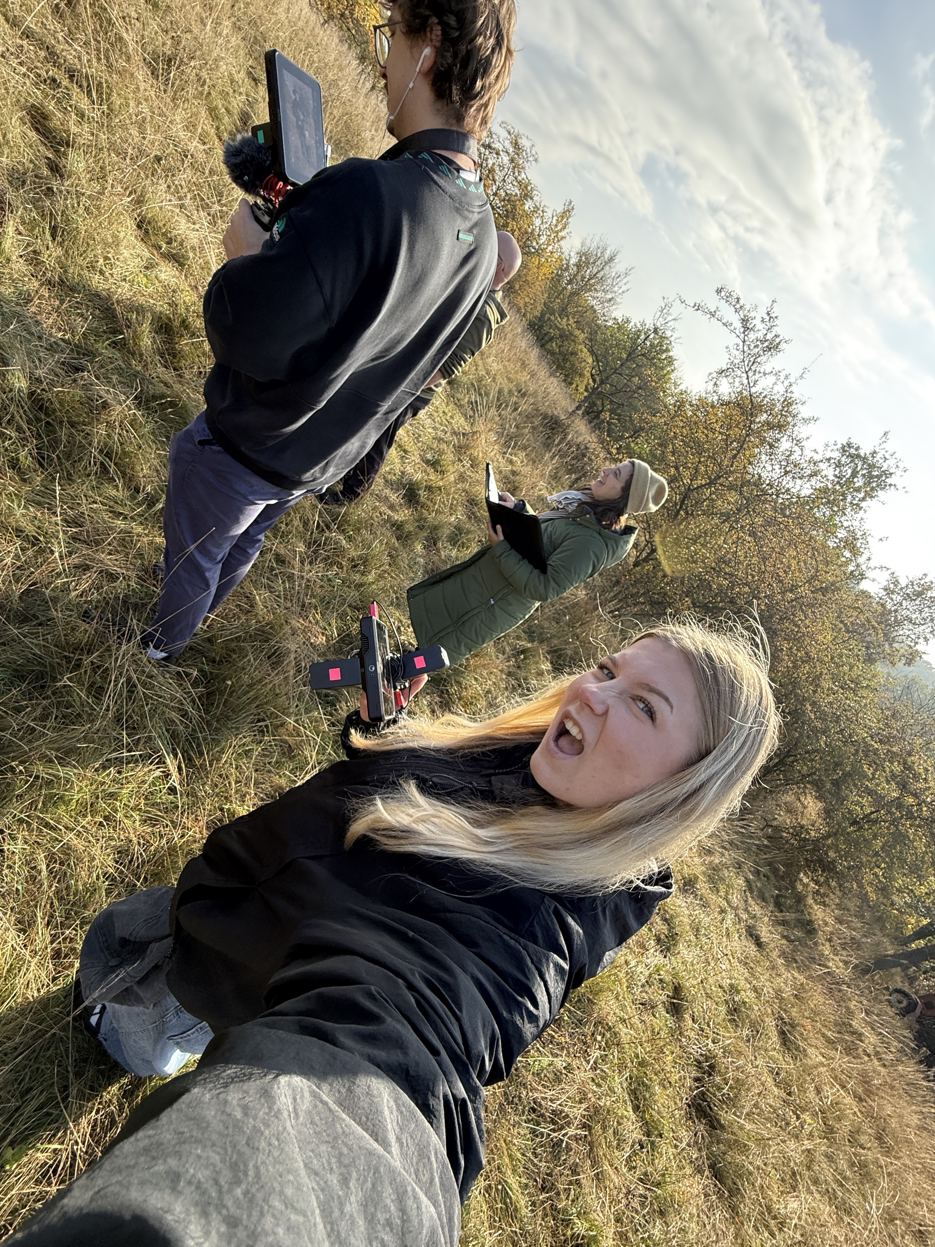 Leni Leon und Sulane auf Videodreh