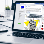 Facebook Seite von Bauhaus auf Laptop geöffnet