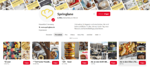 Pinterest Startseite von Springlane